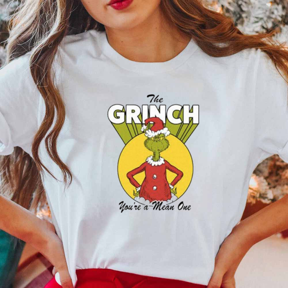 The Grinch Dr Seuss Christmas Youre A Mean One Shirt Happy Christmas Tee